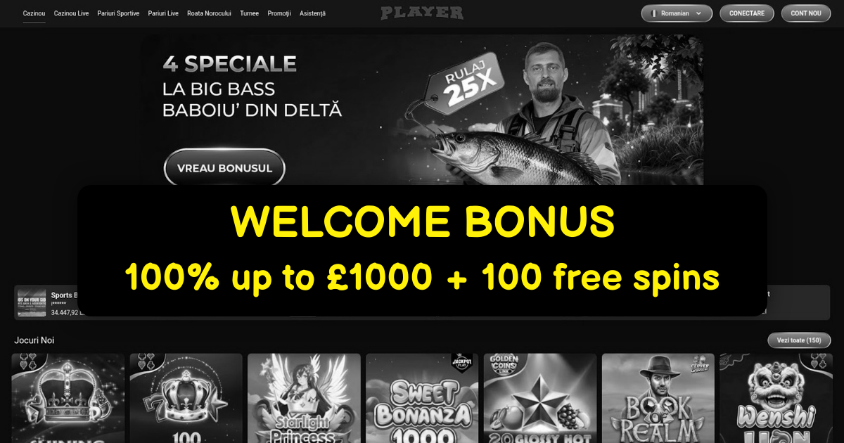 Player Casino welcome bonus