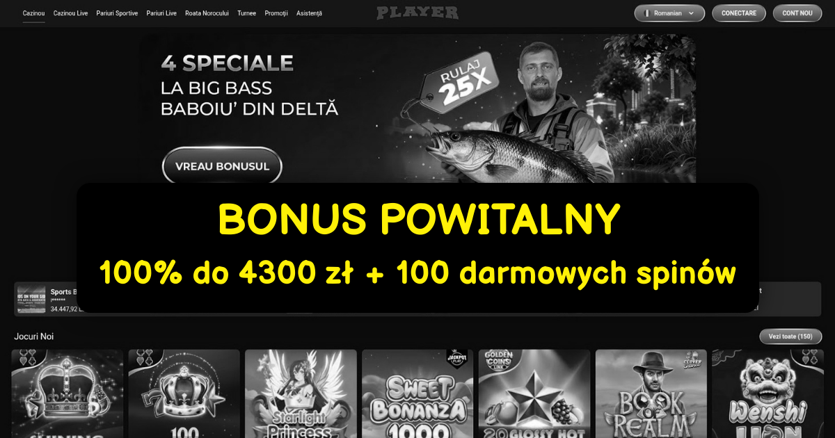 Player Casino welcome bonus